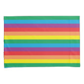Einfach Regenbogenmuster Kissenbezug (Vorderseite-Rechts)