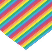 Einfach Regenbogenmuster Kurzer Tischläufer (Ecke)