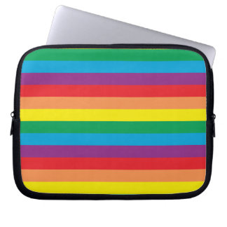 Einfach Regenbogenmuster Laptopschutzhülle