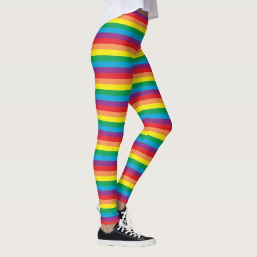 Einfach Regenbogenmuster Leggings (Rechts)