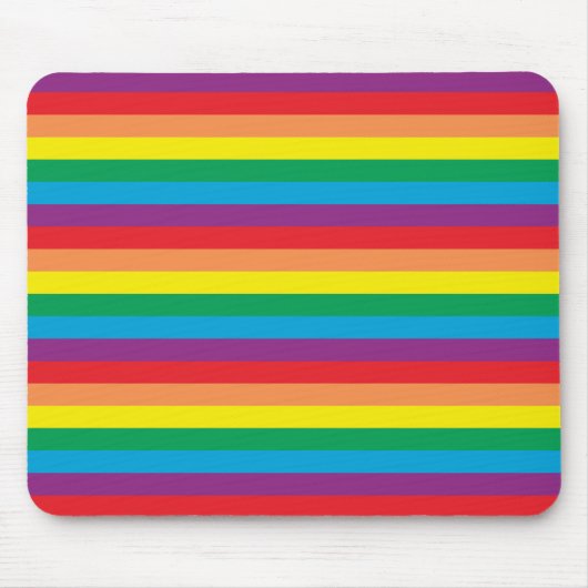 Einfach Regenbogenmuster Mousepad (Vorne)