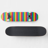 Einfach Regenbogenmuster Skateboard (Horizontal)
