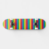 Einfach Regenbogenmuster Skateboard (Horizontal)