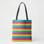 Einfach Regenbogenmuster Tasche (Vorderseite)