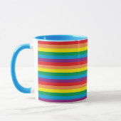 Einfach Regenbogenmuster Tasse (Links)