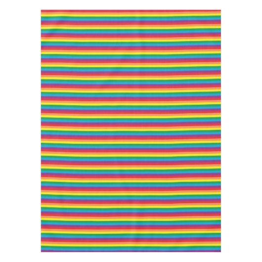 Einfach Regenbogenmuster Tischdecke (Vorderseite)