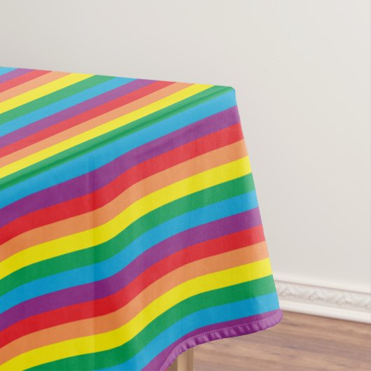 Einfach Regenbogenmuster Tischdecke (Beispiel)