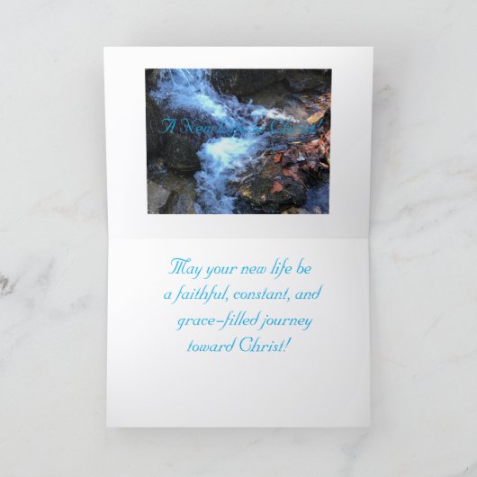 Einfach rein und Christlich, in Christus getauft, Karte (Innenseite)