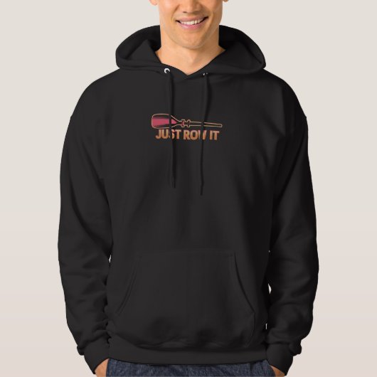 Einfach reißen, lustig rudern Crew Hoodie (Vorderseite)
