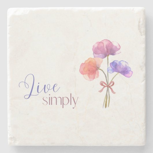 Einfach resorbierter Stone-Untersetzer Steinuntersetzer (Vorderseite)