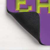 EINFACH Retro-Pixel-Art-Gaming-Mauspad - 3D-Neon-D Mousepad (Ecke)