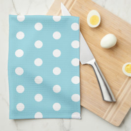 Einfach Robin Egg Blue Polka Dots Küchentuch