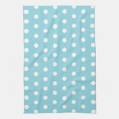 Einfach Robin Egg Blue Polka Dots Küchentuch (Vertikal)