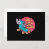 EINFACH ROLL POSTKARTE (Vorne/Hinten)