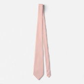 Einfach rosa, DIY-Farbe mit Monogramm Krawatte (Vorderseite)