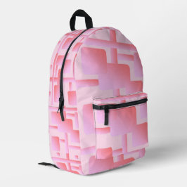 Einfach rosa Druck schneiden Nähtasche Bedruckter Rucksack