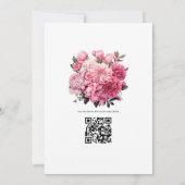 Einfach rosa Frühjahrssonne Einladung (Rückseite)