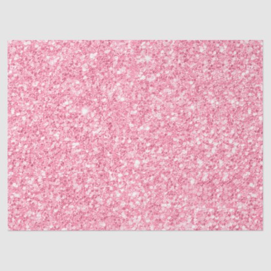 Einfach rosa Glitzer Textur drucken Seidenpapier (Vorderseite)