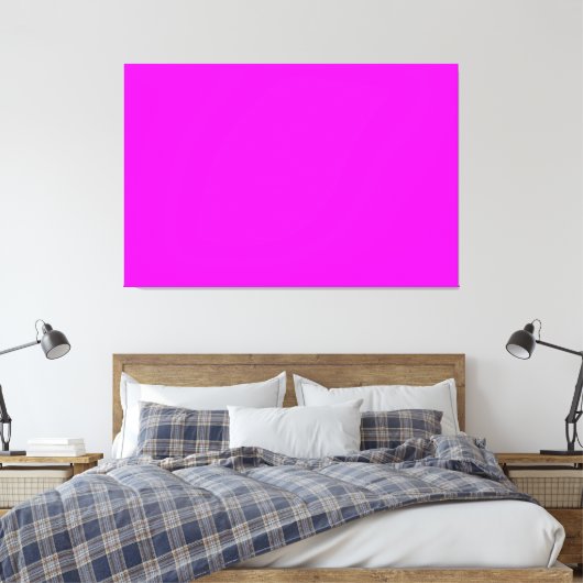 Einfach rosa leinwanddruck (Insitu (Schlafzimmer))
