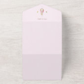 Einfach rosa Peter der Kaninchen All In One Einladung (Außenbereich)