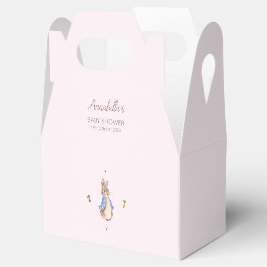 Einfach rosa Peter der Kaninchen Geschenkschachtel (Geöffnet)