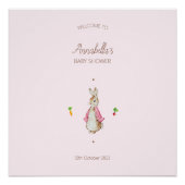 Einfach rosa Peter der Kaninchen Poster (Vorderseite)