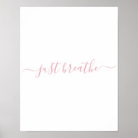 Einfach Rosa pink nur das Skript durchatmen