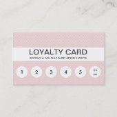 Einfach rosa treuekarte (Vorderseite)