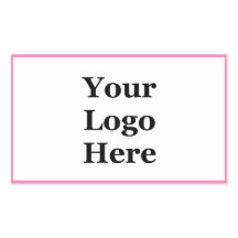 Einfach Rosa und Weiß Ihr Logo hier Vorlage