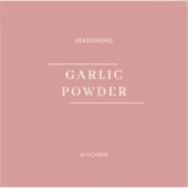 Einfach rosy Minimal Kitchen Pantry Jar Labels (Vorderseite)