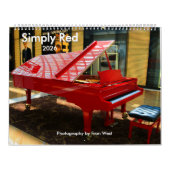 Einfach Rot 2026 Kalender (Titelbild)