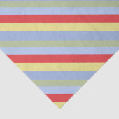 Einfach rot gelb und blau gestreift seidenpapier (Detail)