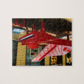 Einfach rot: Großes Klavier Puzzle (Horizontal)