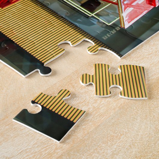 Einfach rot: Großes Klavier Puzzle (Seite)