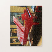 Einfach rot: Großes Klavier Puzzle (Vertikal)