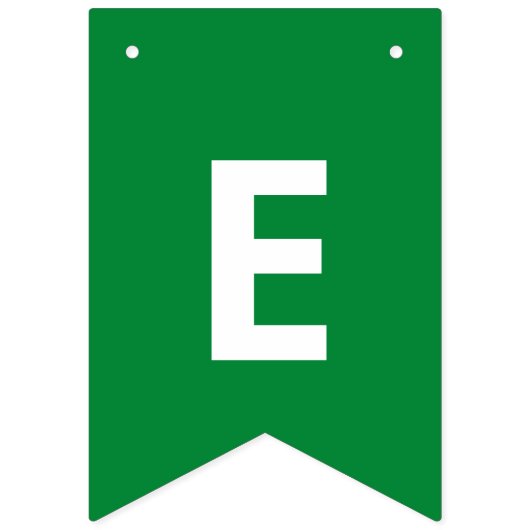 Einfach rot | Grünen frohe Weihnachtsgrüße Wimpelkette (Zweite Fahne)