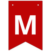 Einfach rot | Grünen frohe Weihnachtsgrüße Wimpelkette (Erste Fahne)