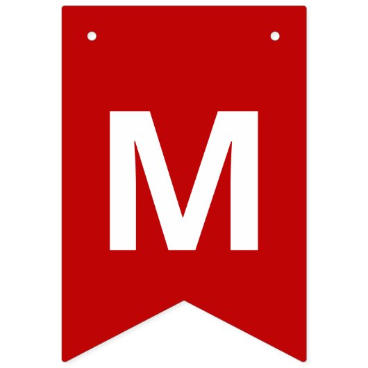 Einfach rot | Grünen frohe Weihnachtsgrüße Wimpelkette (Erste Fahne)