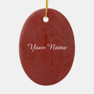 Einfach Rot Keramik Ornament