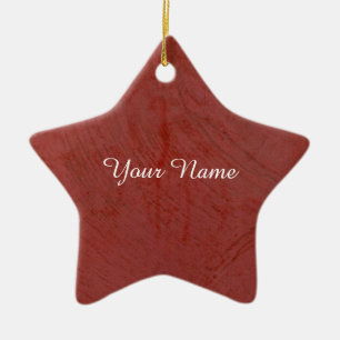 Einfach Rot Keramikornament