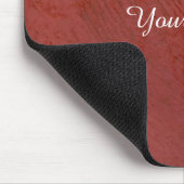 Einfach Rot Mousepad (Ecke)