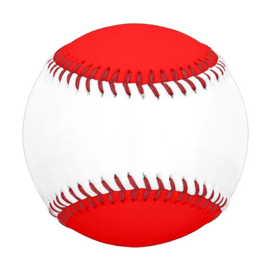 Einfach Rot-Solid-Farbe Baseball (Rückseite)