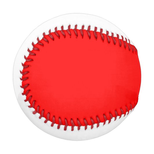 Einfach Rot-Solid-Farbe Baseball (Vorderseite Links)