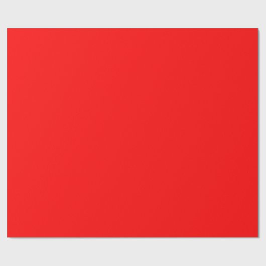 Einfach Rot-Solid-Farbe Geschenkpapier (Flach)