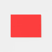 Einfach Rot-Solid-Farbe Post-it Klebezettel (Vorderseite)