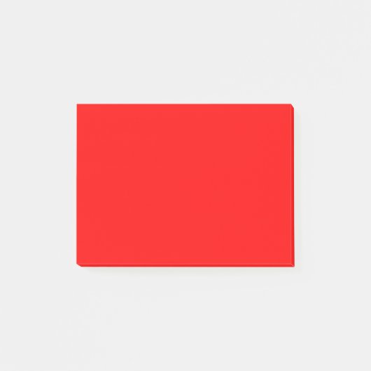 Einfach Rot-Solid-Farbe Post-it Klebezettel (Vorderseite)