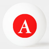 Einfach Rot-Solid-Farbe Tischtennisball (Rückseite)