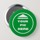 EINFACH! Round-Button - Riesig, 14 Zoll - Benutzer Button (Vorne & Hinten)