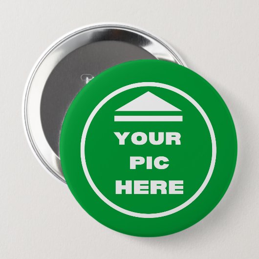 EINFACH! Round-Button - Riesig, 14 Zoll - Benutzer Button (Vorne & Hinten)