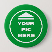 EINFACH! Round-Button - Riesig, 14 Zoll - Benutzer Button (Vorderseite)